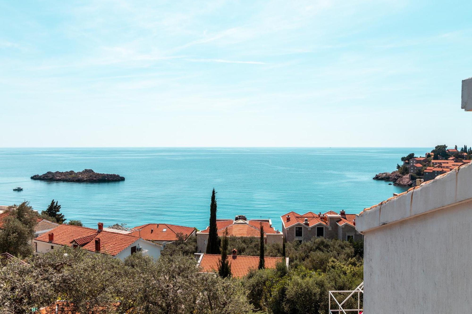 Sun Rose Apartments Sveti Stefan Habitación foto